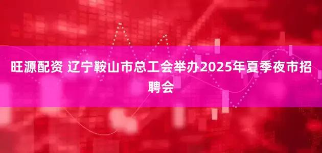 旺源配资 辽宁鞍山市总工会举办2025年夏季夜市招聘会