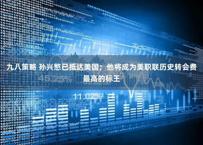 九八策略 孙兴慜已抵达美国；他将成为美职联历史转会费最高的标王